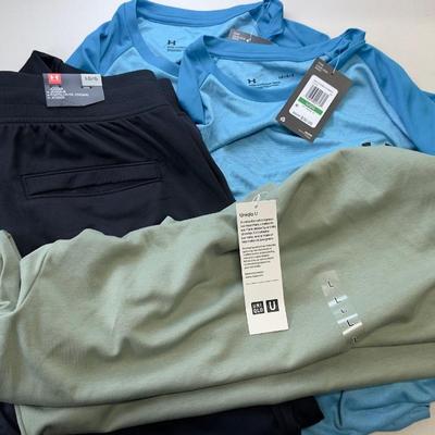 Under Under Armour Men's  Two Shirts 1 Pans And 1 Uniqlo T-Shirt Brand New With Tags