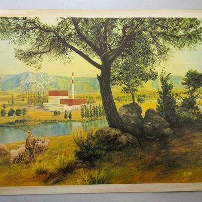 Vintage Art Reproduction Prints  Decorative Color Prints (Mixed Lot)