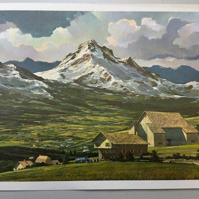 Vintage Art Reproduction Prints  Decorative Color Prints (Mixed Lot)