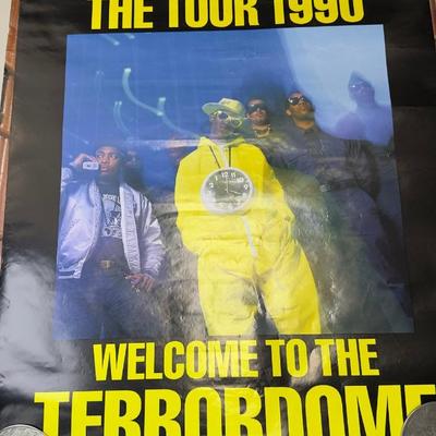 Vintage 80s90s Music & Film Poster Lot  Hip-Hop, Rock & Cult Cinema