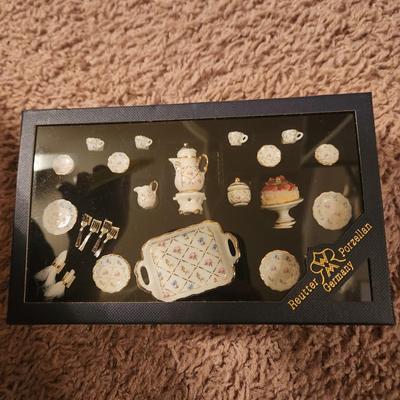 Reutter Porzellan Germany Tea and Cake Doll Set