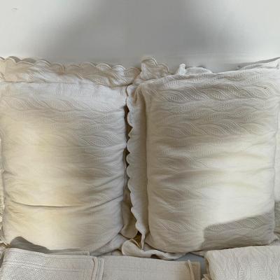 887 OPTIONS 100% Egyptian Cotton Full Queen Bedding with Two Pillow Shams