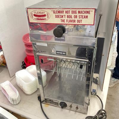 892 Glenway Hotdog Machine with Accessories