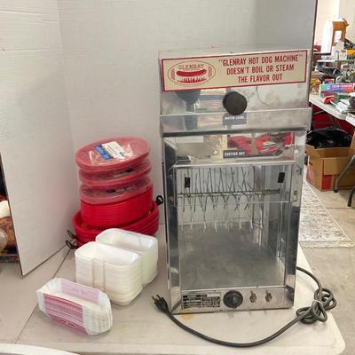 892 Glenway Hotdog Machine with Accessories