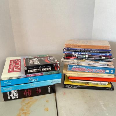 950 Large Lot of Car Books and DVDs