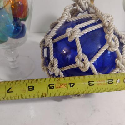 Collection of Blown Glass Fishing Floats- Assorted Sizes and Colors