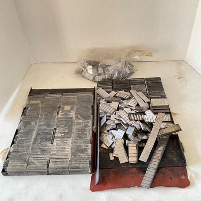 953 Lot of Vintage Telephone Printing Plates