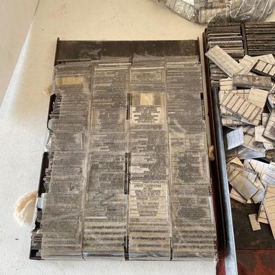 953 Lot of Vintage Telephone Printing Plates