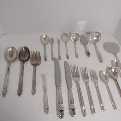 Royal Danish International Sterling Silver Flatware- Approx 104 Pieces and Total Weight 3,944 Grams
