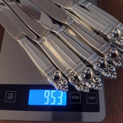 Royal Danish International Sterling Silver Flatware- Approx 104 Pieces and Total Weight 3,944 Grams