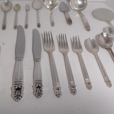 Royal Danish International Sterling Silver Flatware- Approx 104 Pieces and Total Weight 3,944 Grams