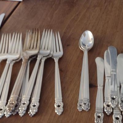 Royal Danish International Sterling Silver Flatware- Approx 104 Pieces and Total Weight 3,944 Grams