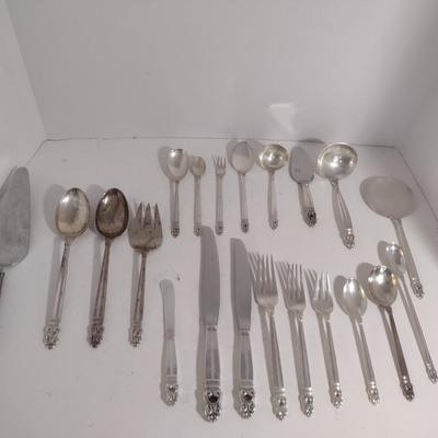 Royal Danish International Sterling Silver Flatware- Approx 104 Pieces and Total Weight 3,944 Grams