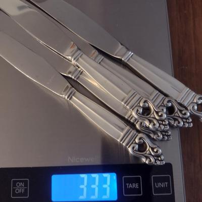 Royal Danish International Sterling Silver Flatware- Approx 104 Pieces and Total Weight 3,944 Grams