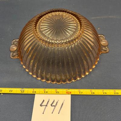 Anchor Hocking Pink Queen Mary Bowl