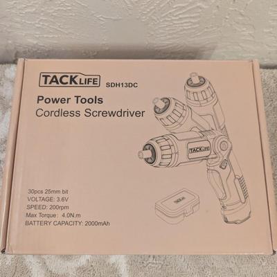 Tacklife SDH13DC 3.6V Cordless Screwdriver.