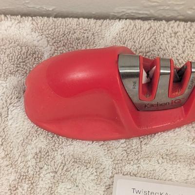 KitchenIQ Edge Grip 2-Stage Knife Sharpener.