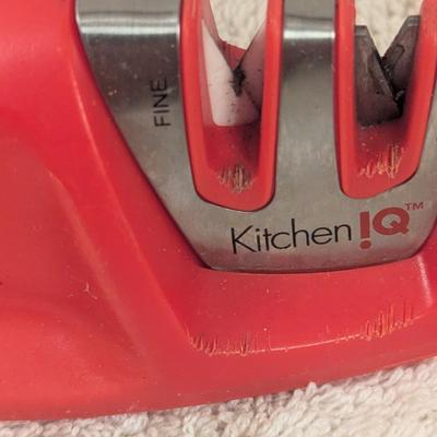 KitchenIQ Edge Grip 2-Stage Knife Sharpener.