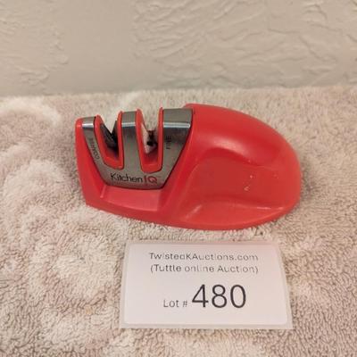 KitchenIQ Edge Grip 2-Stage Knife Sharpener.