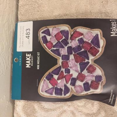 Glass mosaic Butterfly wall art kit