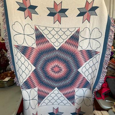 955 Lot of Pastel Throw Blankets