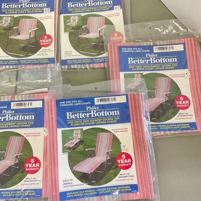 966 Lot of New in Pkg. Aluminum Chair Replacements