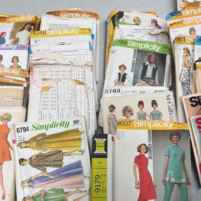 Box Lot of Sewing Patterns