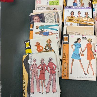 Box Lot of Sewing Patterns