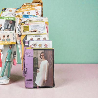 Box Lot of Sewing Patterns