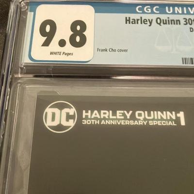 CGC 9.8 Harley Quinn 30th Anniversary Special #1 - Frank Cho Glow-in-the-Dark Variant (2022 DC)