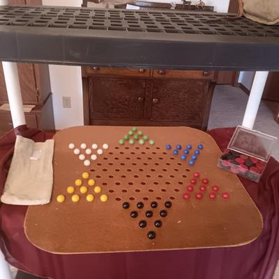 CHINESE CHECKERS AND VINTAGE CHECKERS