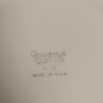 CROOKSVILLE CHINA COFFEE/TEA SERVICE FOR 5 WITH EXTRAS