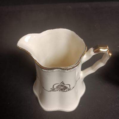 CROOKSVILLE CHINA COFFEE/TEA SERVICE FOR 5 WITH EXTRAS