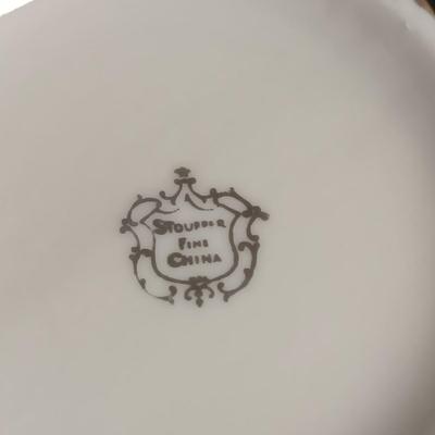 CROOKSVILLE CHINA COFFEE/TEA SERVICE FOR 5 WITH EXTRAS