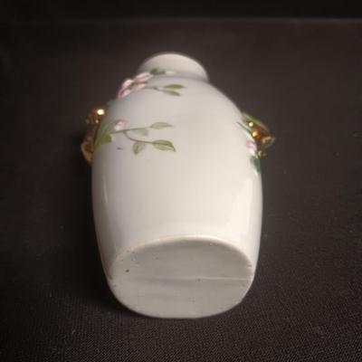 DAINTY ROYAL AUSTRIA CREAM & SUGAR SET, BUD VASE AND SMALL PLATE