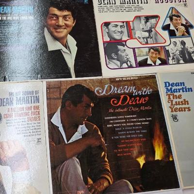 Vintage Dean Martin Vinyl Records – 5 Original Album Bundle Collection