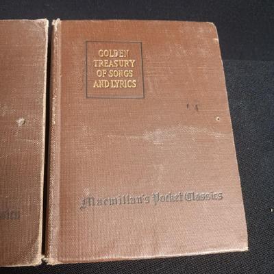 5 VOLUMES OF MCMILLIAN'S POCKET CLASSICS 1916