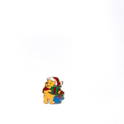 Sale Photo Thumbnail #403: Christmas Winnie the Pooh Christmas Disney pin. This particular pin was released as an open edition in 2002 by Disney shopping.From there home of a former Cast Member.