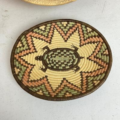 966 Lot of Two Native American Baskets