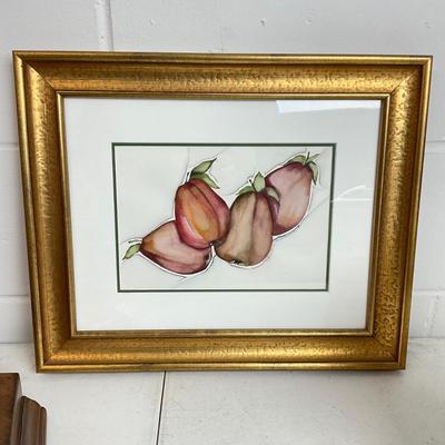 968 Bombay Devonshire Saylor Clock with Signed Artwork and Biscotti Jar