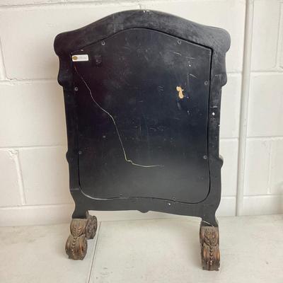 969 Small Painted Fireplace Screen with Framed art