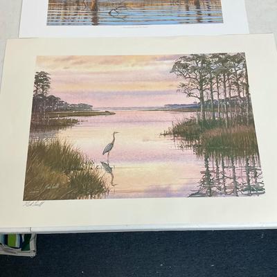 978 Lot of Three Waterfowl Prints