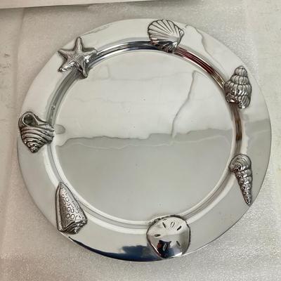 984 New Salisbury Pewter Tides Collection Round Tray