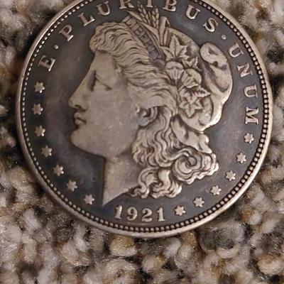 1921 Morgan Silver Dollar