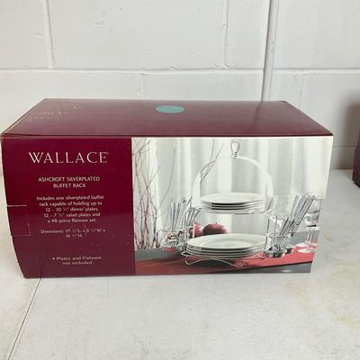 996 Wallace Ashcroft Silverplate Buffet Rack