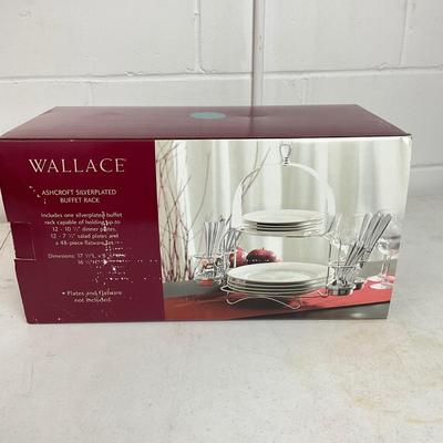 996 Wallace Ashcroft Silverplate Buffet Rack