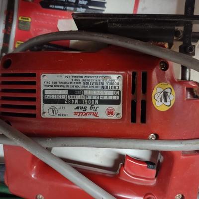 MAKITA JIG SAW, BLADES, SANDER, AND EXTENSION CORD