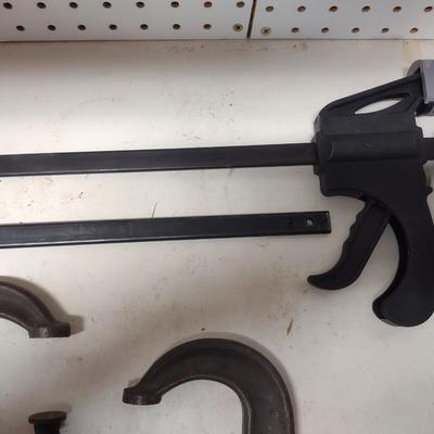 QUIK GRIP CLAMPS AND ARMSTRONG C CLAMPS