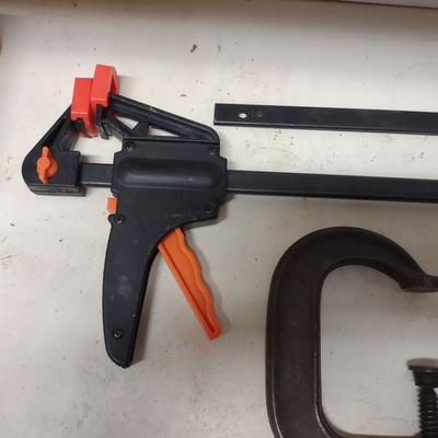 QUIK GRIP CLAMPS AND ARMSTRONG C CLAMPS