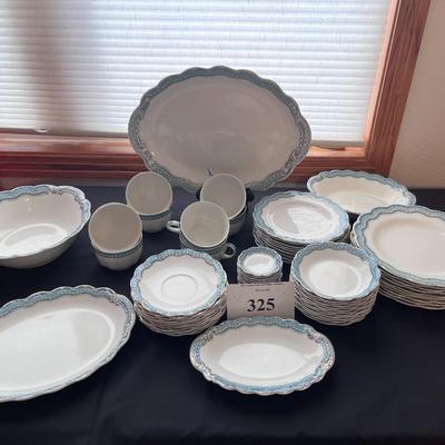 RUTH JOHNSON BROS ENGLAND CHINA SET 8 PLACE SETTING W/EXTRAS